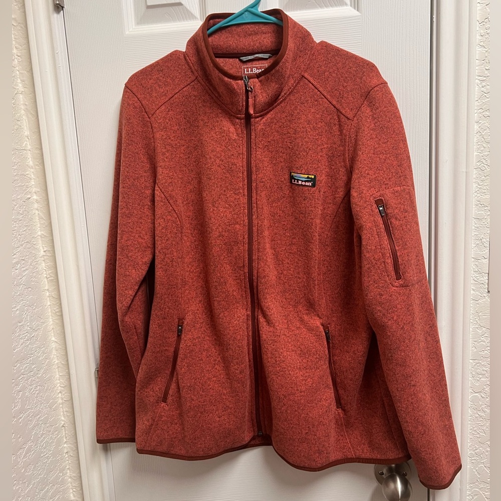 Like new L.L. Bean Womens’ 1X fleece full zip jacket